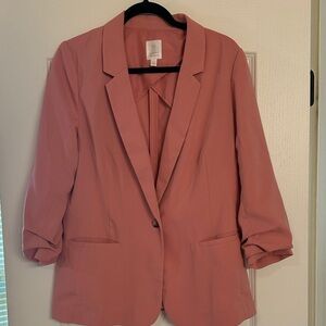 LC Lauren Conrad Blush Pink Blazer